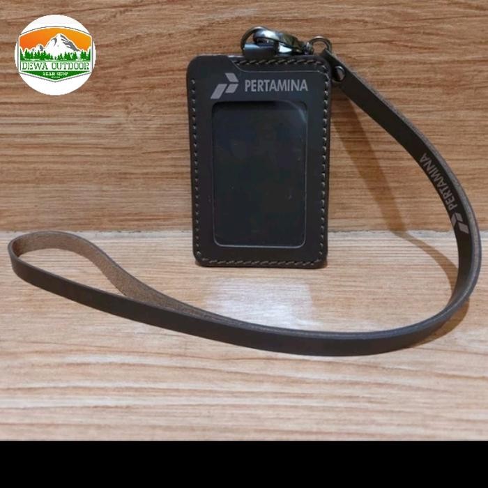 

tempat ID card kulit Pertamina