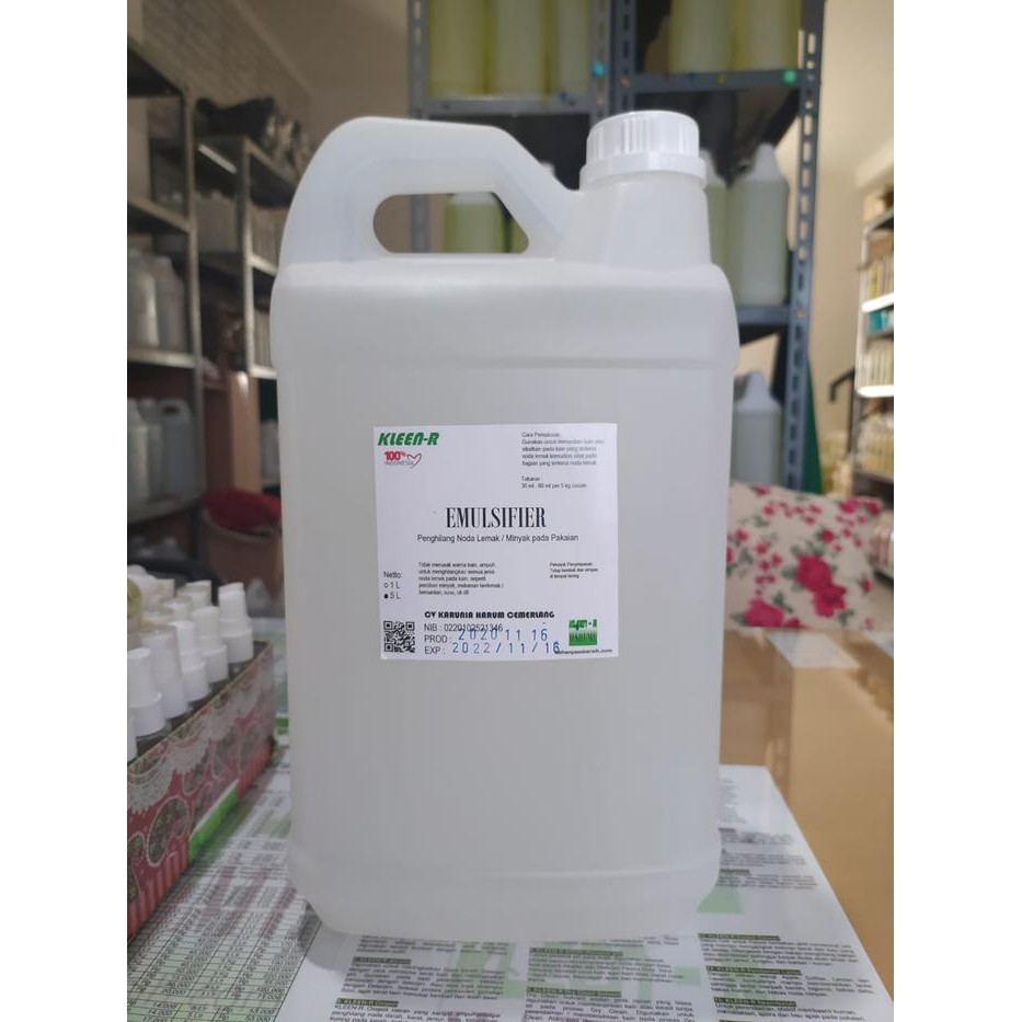 FAB0 Penghilang Noda Lemak Pada Pakaian, Emulsifier, Kleen-R, @5 L