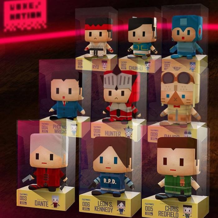 TERBARU Capcom VOXENATION Plush Capcom 40th Collection