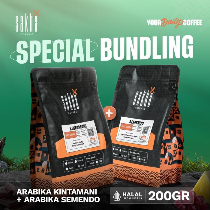 

Terlaris - Kopi Arabika Bali Kintamani Bundling Kopi Arabika Semendo Biji Bubuk