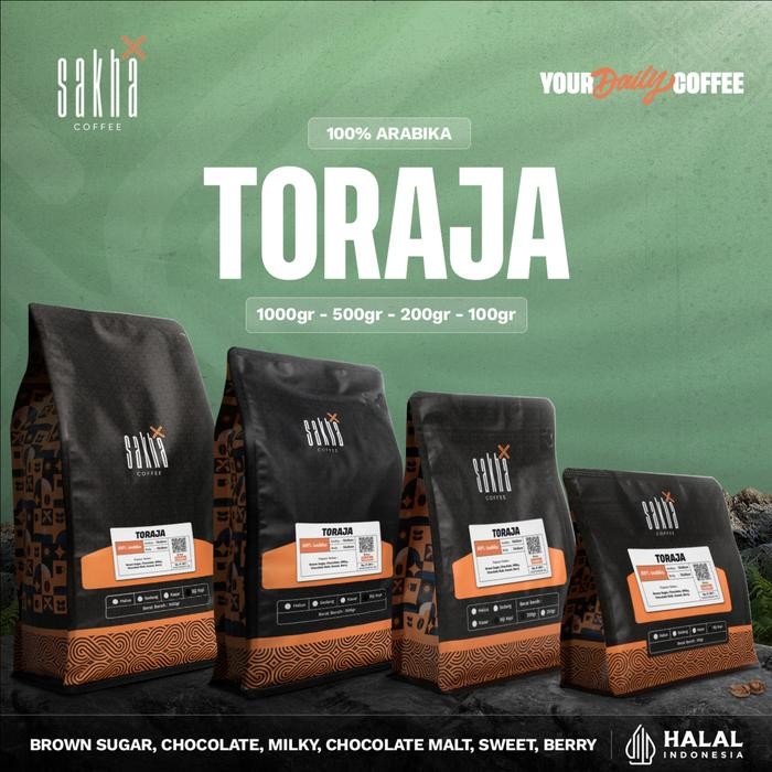 

Terlaris - Kopi Arabika Toraja Sulawesi Arabica Coffee Beans Biji Bubuk Coffe