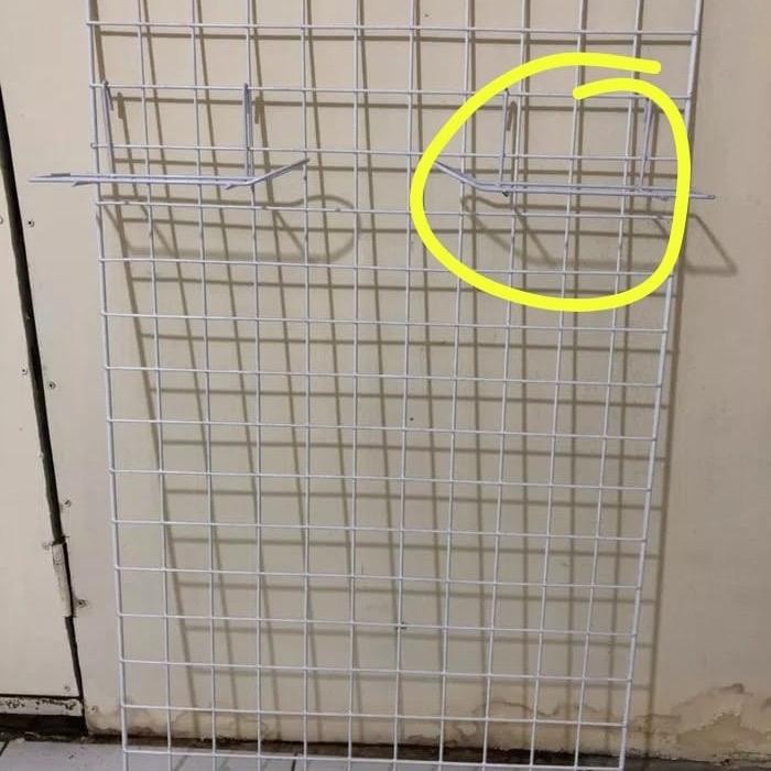 PREMIUM Harga sepasang Rak Sepatu Cantolan Sandal Display Ram Kawat Tebal 5mm