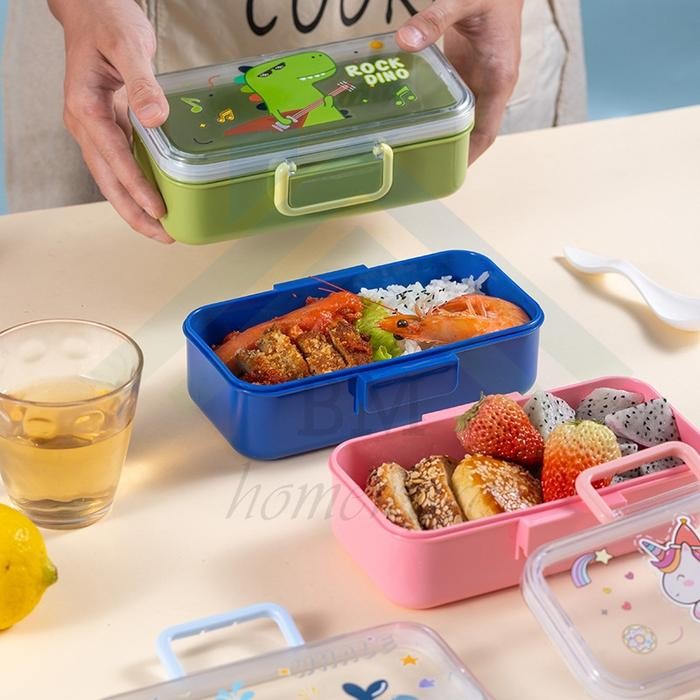IZ8W Kotak Bekal Anak Tk Karakter Lucu 700Ml / Lunch Box Anak
