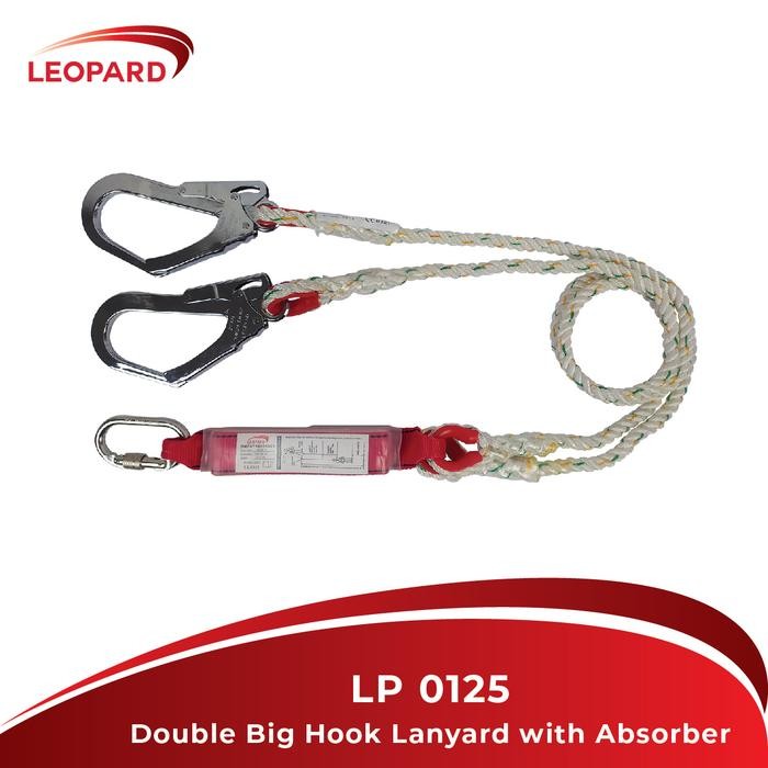

Lanyard LEOPARD Double Big Hook + Absorber LP 0125