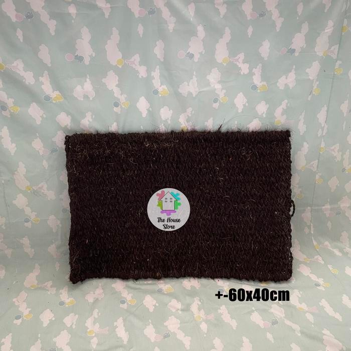 PREMIUM KESET / KARPET DARI ANYAMAN INJUK / IJUK PENANGKAL ULAR UKURAN KECIL