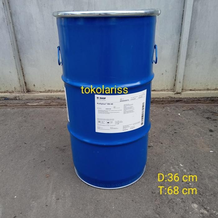 PREMIUM Drum Besi / Tempat Sampah / Tong sampah / Drum 60 liter