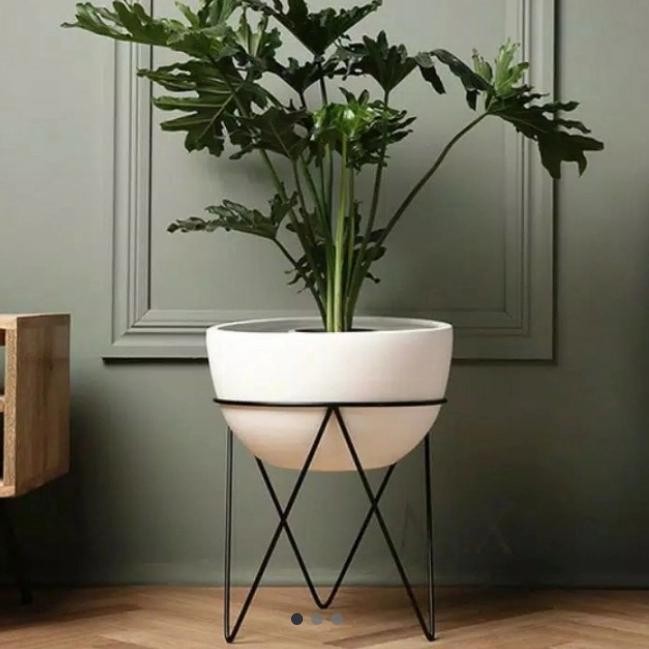 PREMIUM Standing Pot Bunga Rak Pot Besi Rak Pot Tanaman Stand Pot Pohon