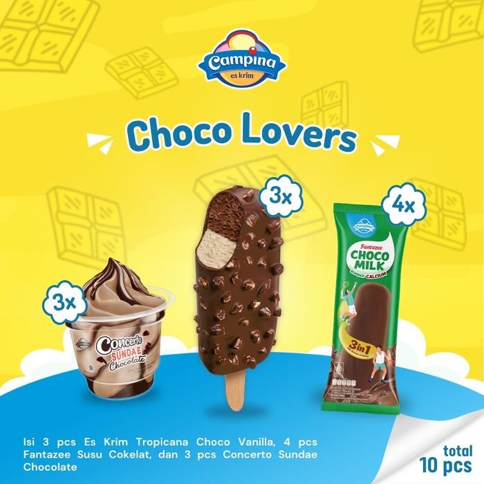 

OR6T Campina Choco Lovers - Es Krim
