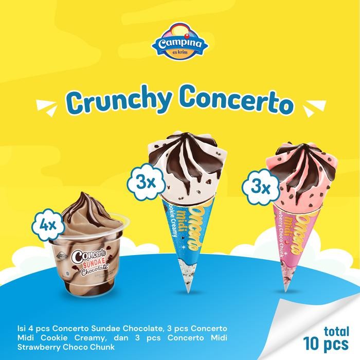 

OR6T Campina Crunchy Concerto - Es Krim