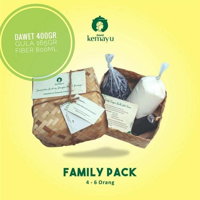 

OR6T Dawet Kemayu Family Pack Dawet Ireng Dawet Sehat Daert Non Santan
