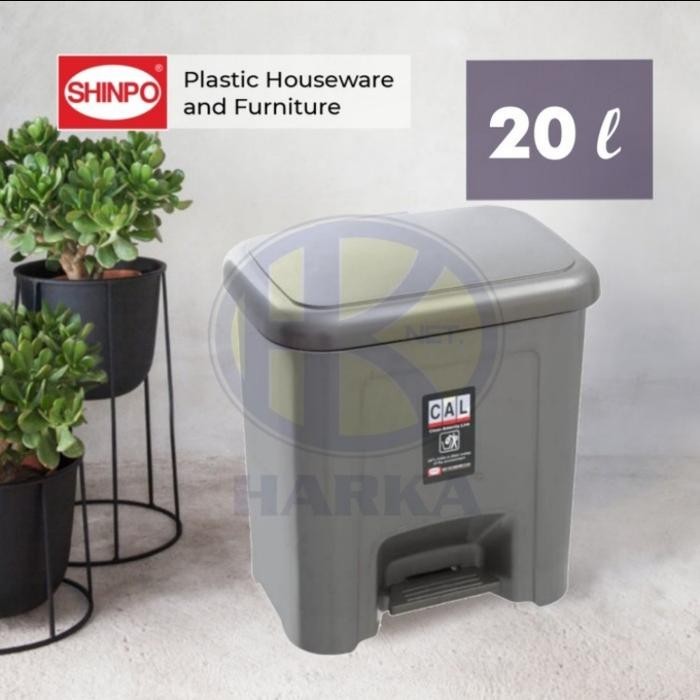 PREMIUM Tempat Sampah Injak Shinpo/Tong Sampah Injak Shinpo SIP-720 20 Liter