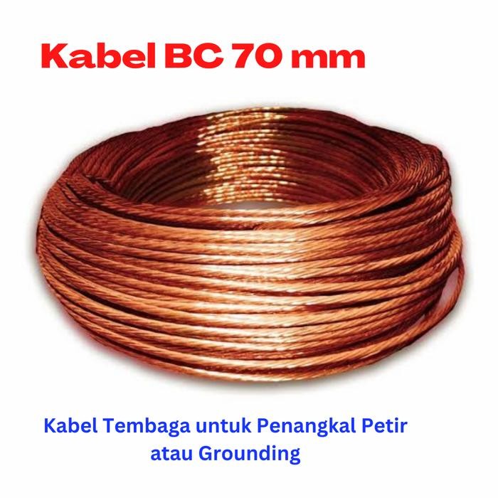 Kabel BC 70 mm Tembaga / Kabel Grounding
