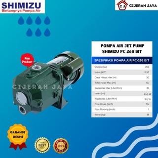 SHIMIZU PC 268 BIT MESIN POMPA AIR SUMUR DALAM POMPA AIR JET PUMP SHIMIZU ORI PC 268BIT