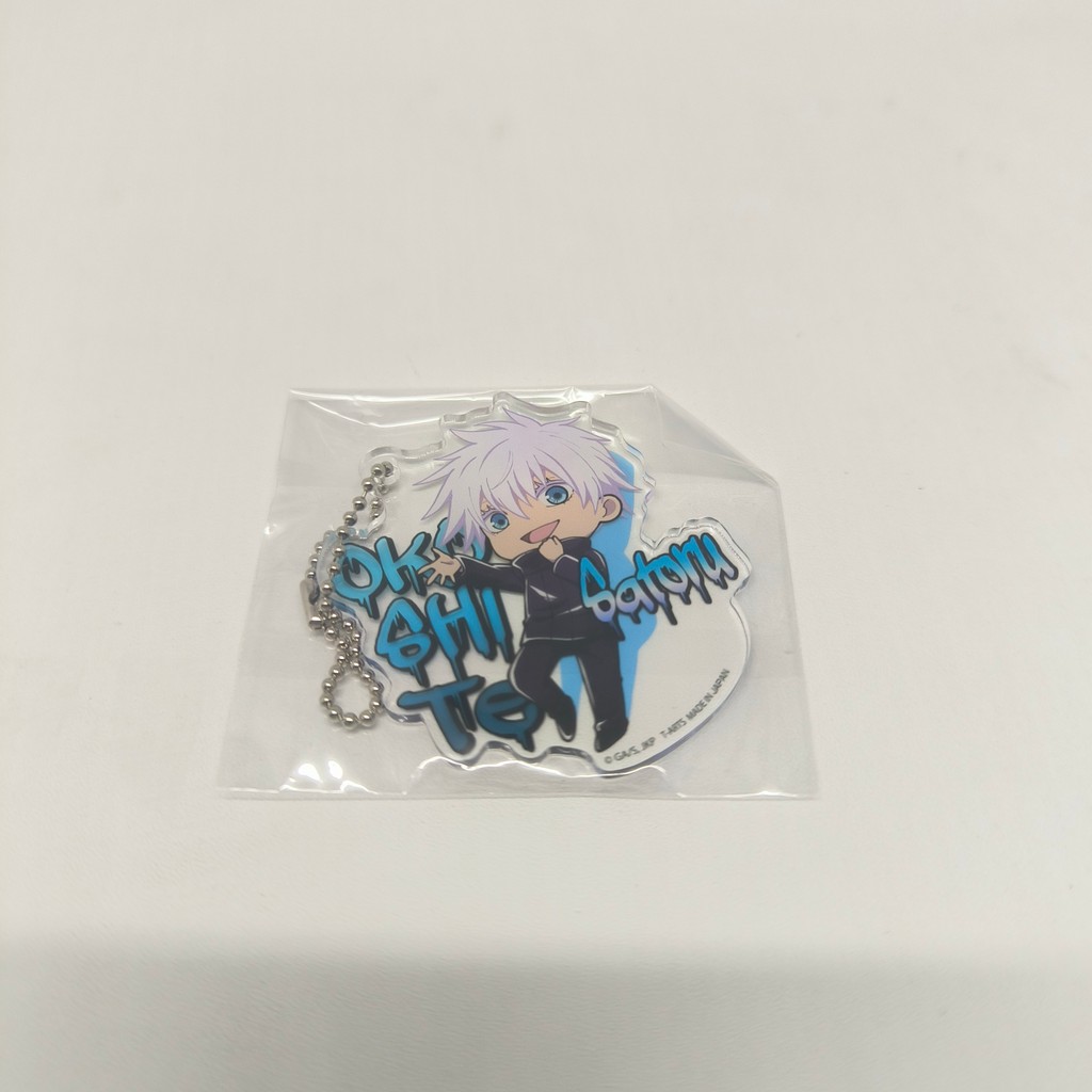 Acrylic Strap Keychain Jujutsu Kaisen Gojo Satoru Okoshite