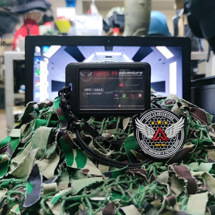 

TERLARIS Kalung ID CARD Tactical Paracord Alat READY STOCK