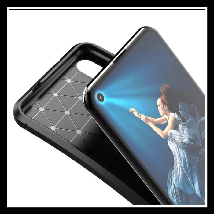 TB2D Huawei Nova 5T / Honor 20 Soft Case Auto Focus Carbon Original Cafele