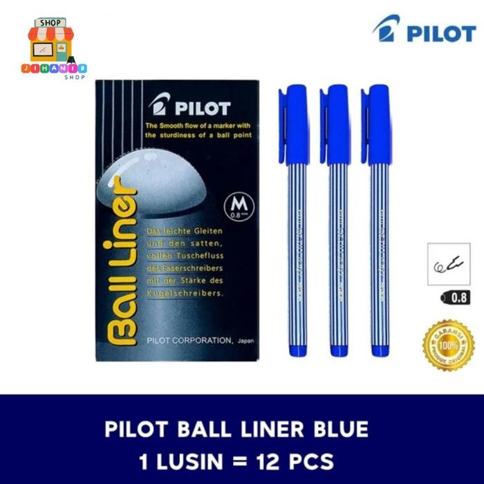 

Pulpen Ball Liner 0,8 Mm Pilot / Pack