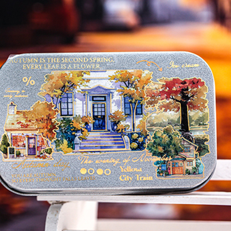 

2rolls City Wanderer Series Single Roll Tape Handbook Collage DIY Phone Case Laptop