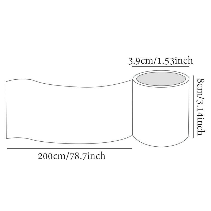 

1roll/bag Healing Journey Series Large Size Landscape Tape Handbook Material Decorative Art