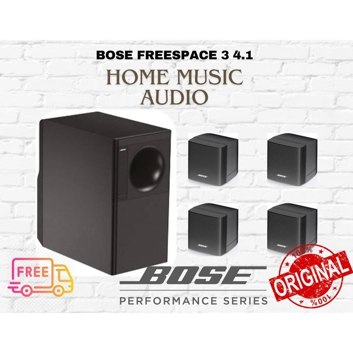 BOSE FREESPACE 3 SPEAKER SATELITE 4 + BASS MODULE