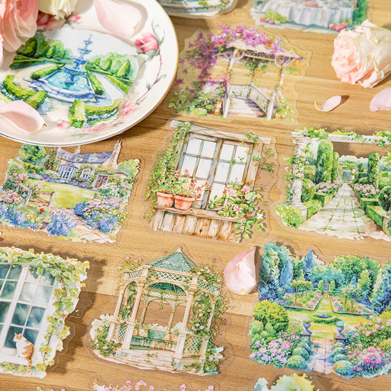 

2Style 30Pcs/bag Tender Garden in Spring Theme PET Stickers Creative Handbook Scrapbooking