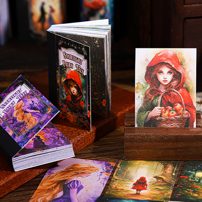 

150Pcs/bag Starlight Fairytale Book Series Sticker Bean Book Creative Stationery Stickers