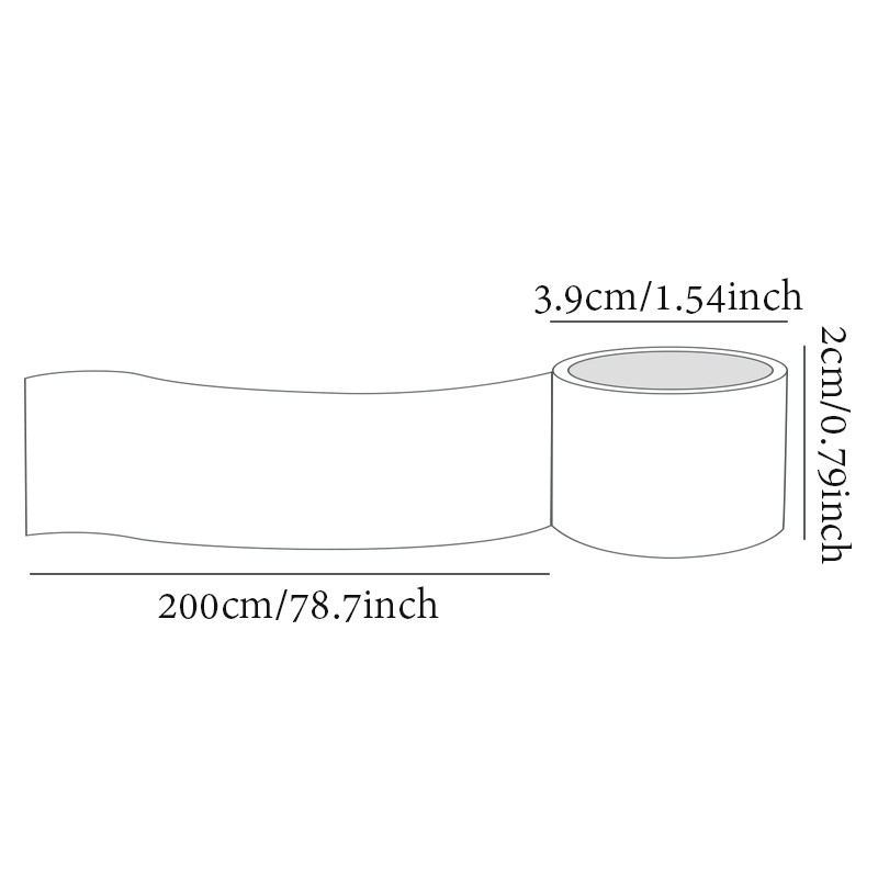 

3rolls/bag Alphabet Cookie Series Long Loop Tape Creative Handbook Art Tape DIY Phone Case