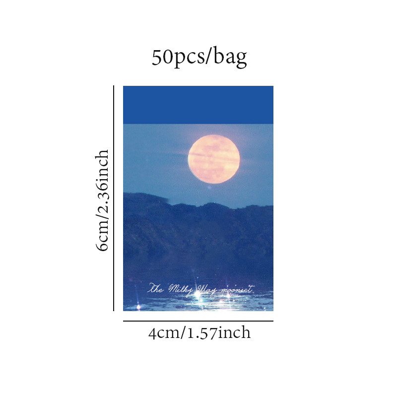 

2Style 50Pcs/pack Winking Museum Series Sticker Book for DIY Handbook Laptop Pen Holder