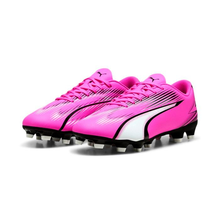 Puma Sepatu Bola Ultra Play Fg/Ag Poison Pink- White- 107763 01