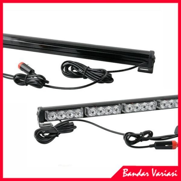 Strobo Led Bar Patwal Lights Flash Pengawalan Mobil Universal