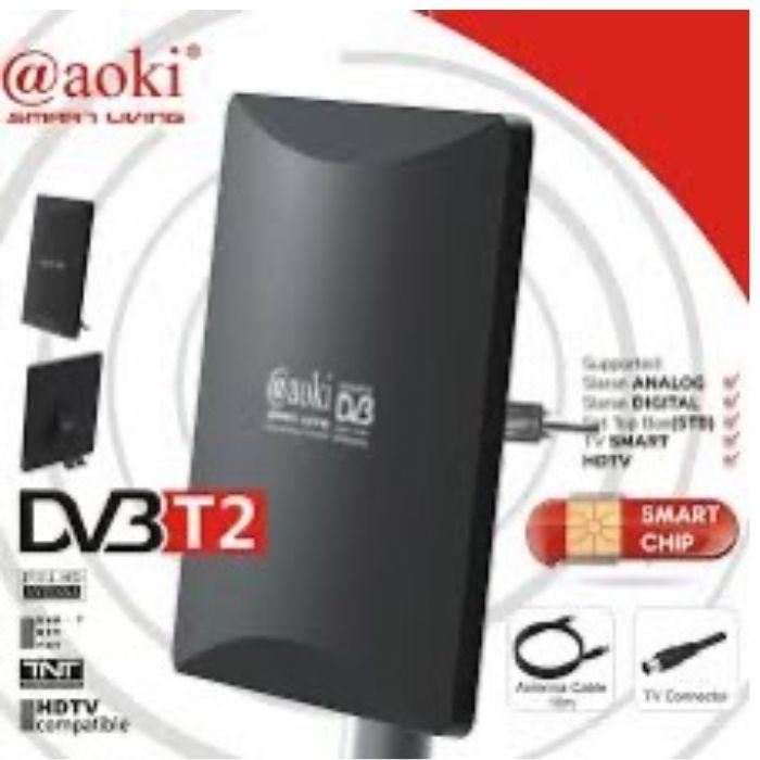 Grosir Antena Tv Aoki At-3000 Antena Tv Termurah Antena Tv Digital Dan Analog Suport Set Top Box