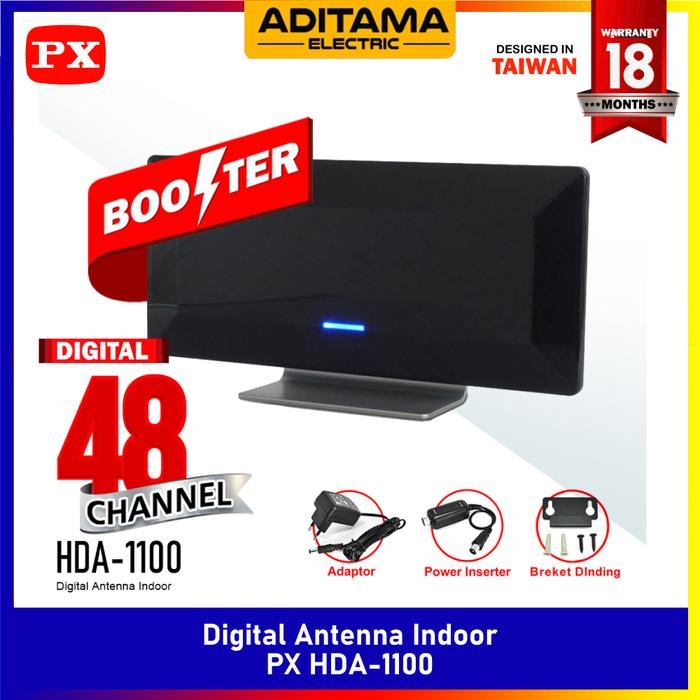 Murah Antena Tv Digital Indoor Px Hda-1100/ Px Antena Tv Hda 1100 Promo Termurah