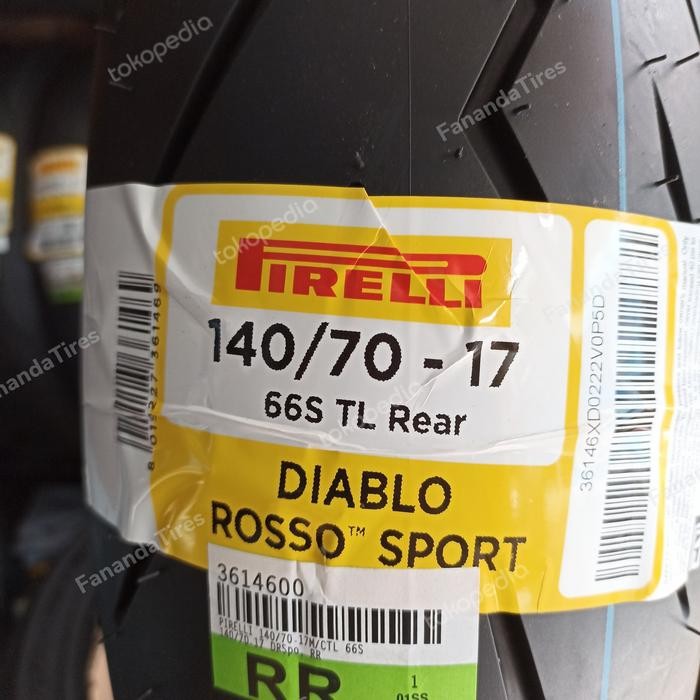 BAN PIRELLI DIABLO ROSSO SPORT 140/70 ring 17