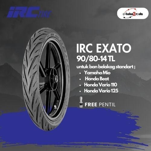 BAN MOTOR MATIC IRC EXATO 90/80 RING 14 TL