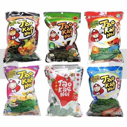

4ZMI Tao Kae Noi 32 Gram Snack Import Thailand Seaweed Crispy Nori All