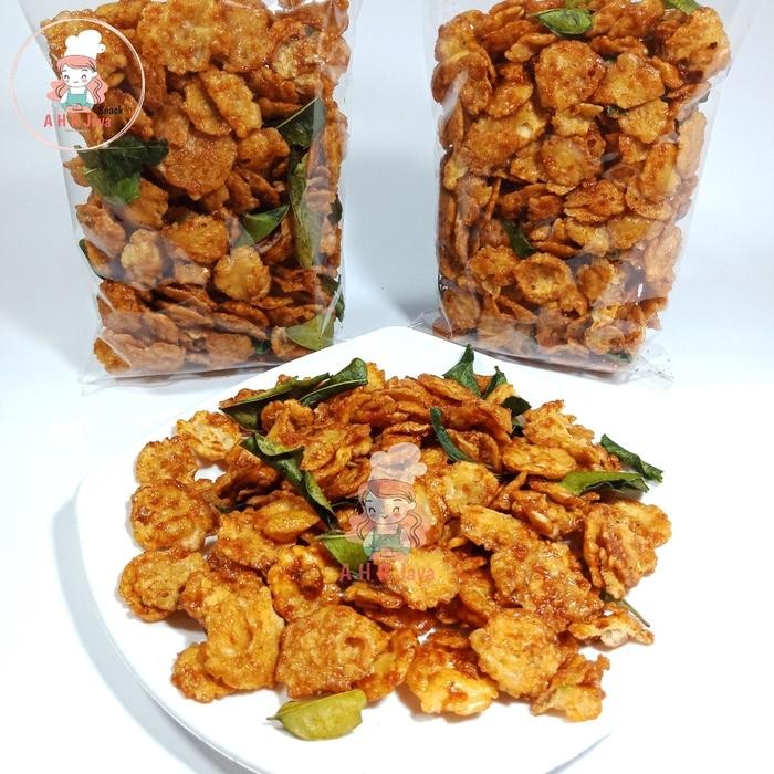 

4ZMI Terlaris / Emping Thailand 500Gr / Keripik / Emping Ala Thailand Pedas