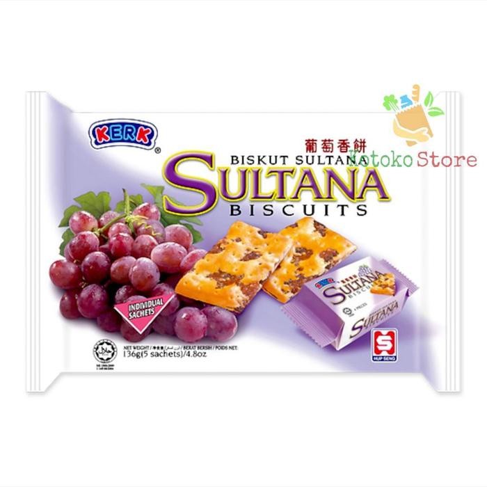 

4ZMI Kerk Biskuit Sultana Biscuits / Biskuit Kismis Sultana 136Gr