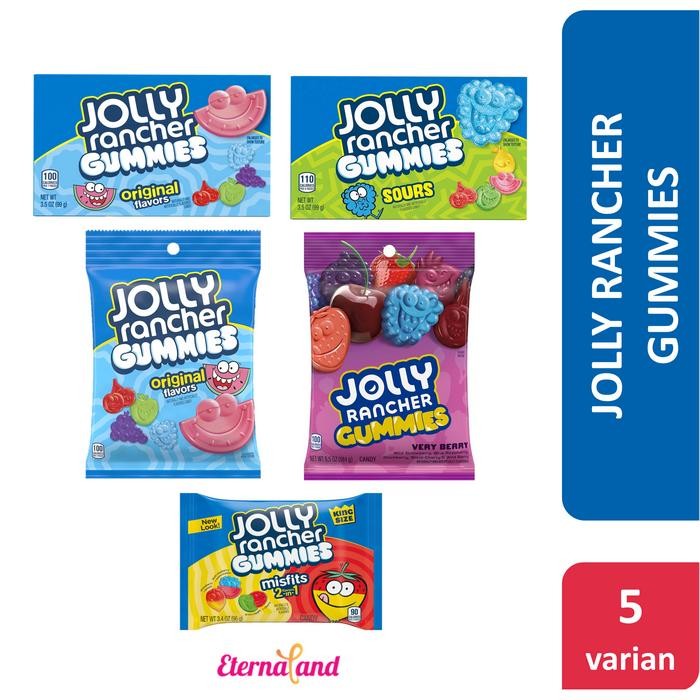 

4ZMI Jolly Rancher Gummies - Permen Kenyal Impor Usa
