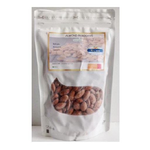 

4ZMI Lightly Salted Roasted Almond/Almond Panggang Asin Sedikit - 200 Gr