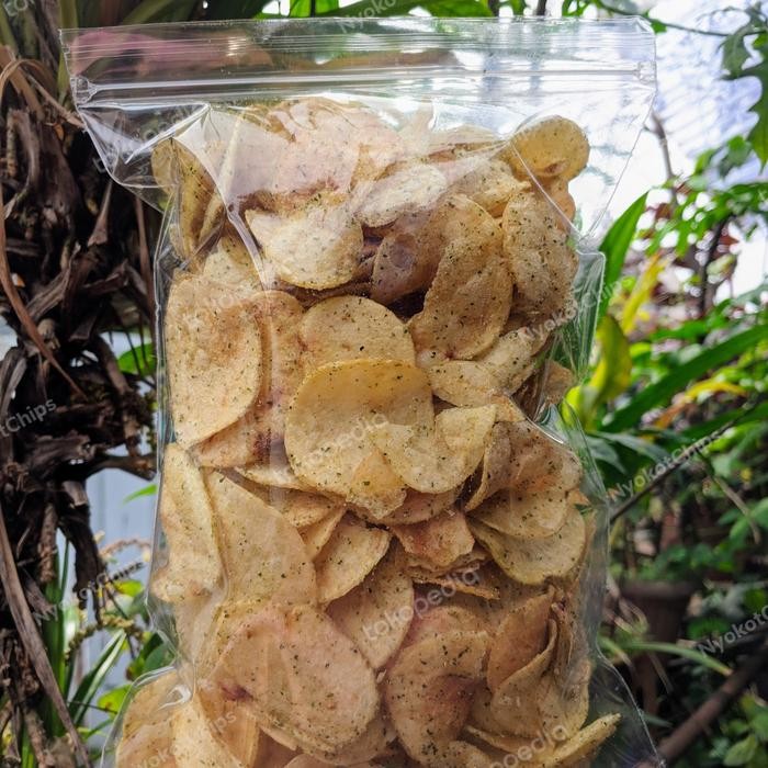 

4ZMI Keripik Kentang Rasa Rumput Laut Kemasan 200Gr