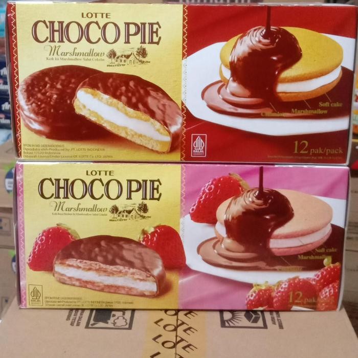 

4ZMI Lotte Chocopie Marshmallow Isi (12Pcsx28G)