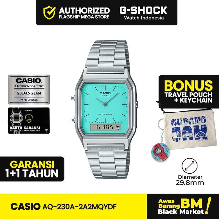 SIAPKIRIM General AQ-230A-2A2MQYDF Jam Tangan Pria Cowok Analog Anti Watches AQ-230A-2A1 AQ-230A