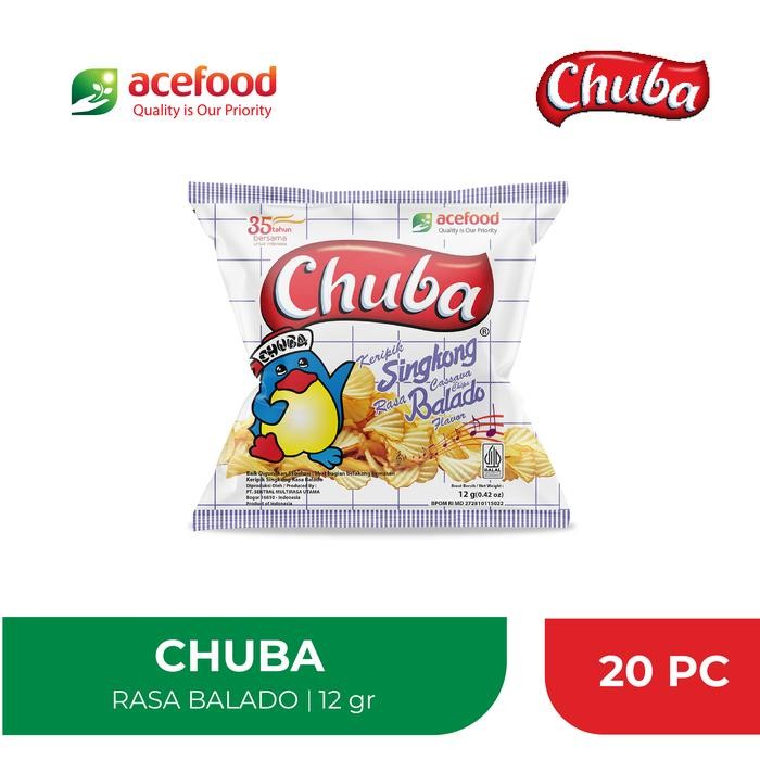 

IOI2 Chuba Keripik Singkong 12Gr ( 20 Pcs ) Rasa Sambal Balado