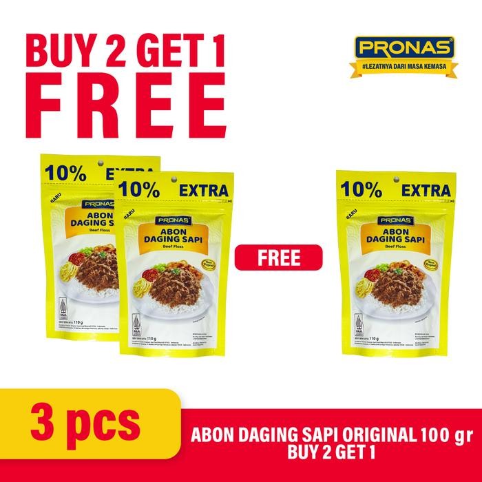 

IOI2 Pronas Abon Original 100 Gr Buy 2 Get 1