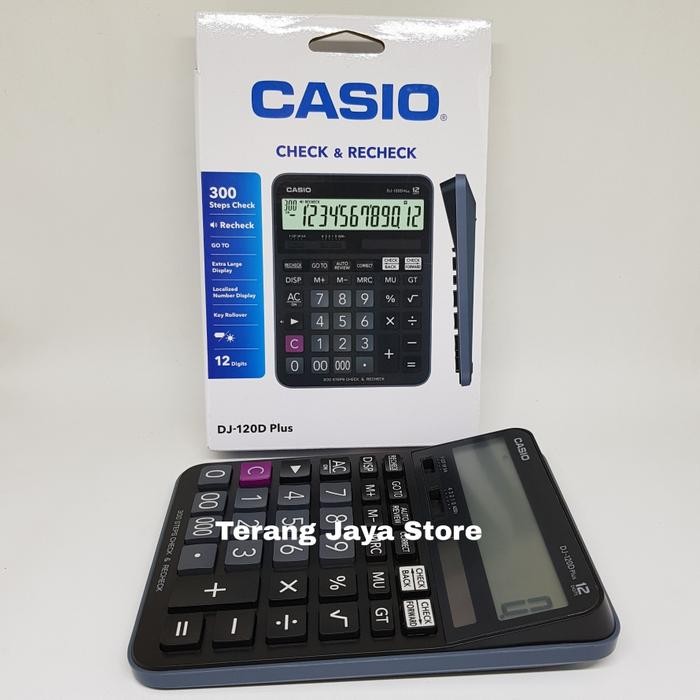 

Kalkulator Casio Dj-120D Plus Kalkulator 12 Digit Casio Dj-120 D Plus