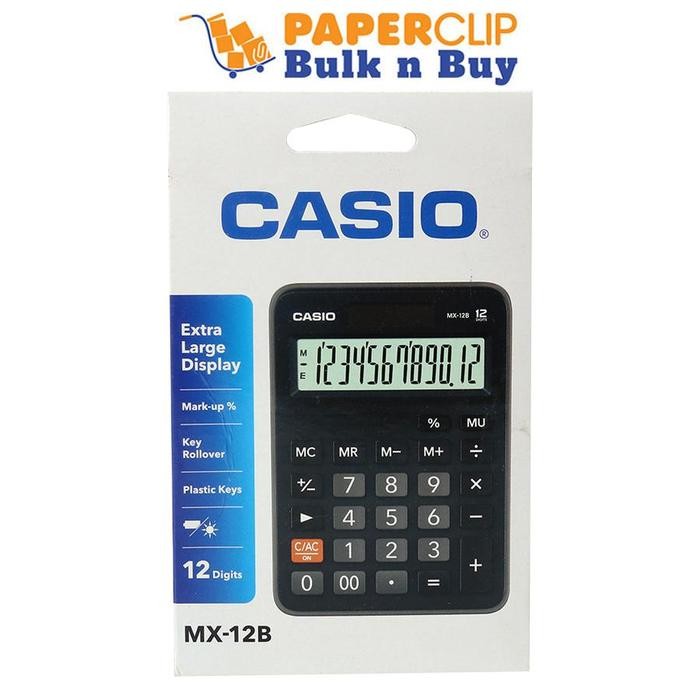 

CALCULATOR CASIO MX-12S/B 12D