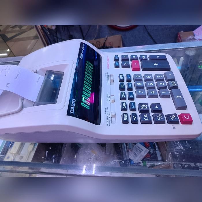 

CASIO KALKULATOR PRINTER DR 240TM EXDISPLAY CASIO 14 DIGIT HEAVY DUTY NON DUS PACKING BUBLE RAPI