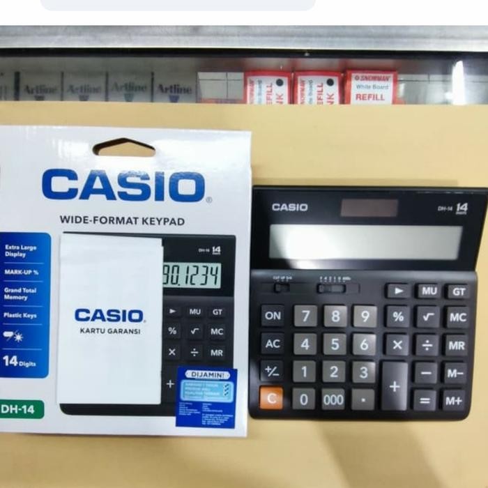 KALKULATOR DH 14 CASIO 14 DIGIT CALCULATOR ORIGINAL