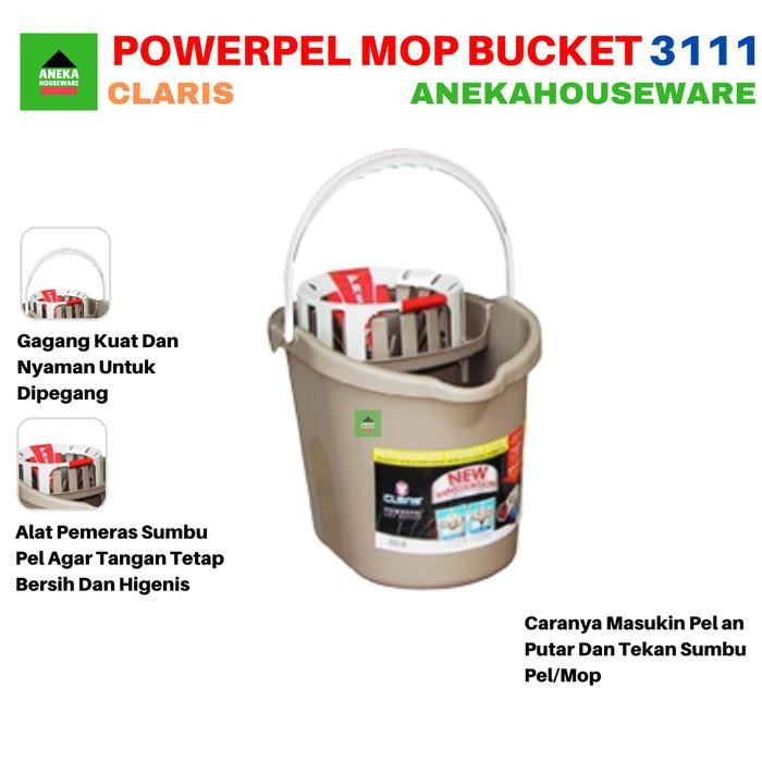 Ember Pel Powerpel Mop Bucket 13 Ltr 3111 C