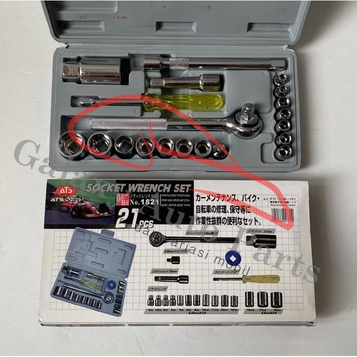 Kunci sock sok set isi 21pc ats mini kecil
